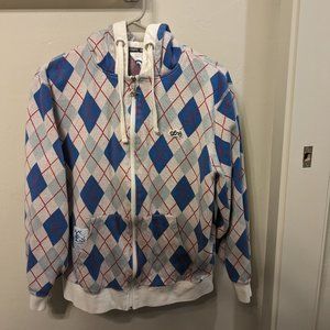 Vintage Street Wear LRG Argyle hoodie